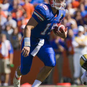 3x Heisman Footballs LE/85 Signed by Tim Tebow, Steve Spurrier, Danny Wuerffel