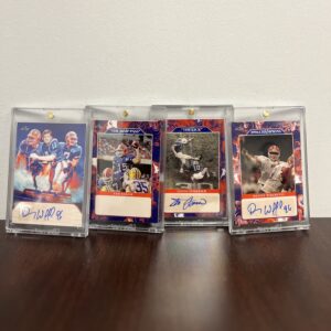 Limited Edition to /75 - Set of 4 Signed Card (Tebow, Spurrier, Weurffel and Random Single Signed Triple Player Card)) <br><br>Tax Deductible Donation
